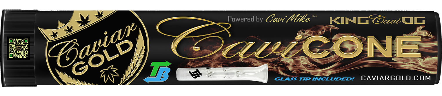 Cavi Cones — 1.5g infused pre-roll with glass tip